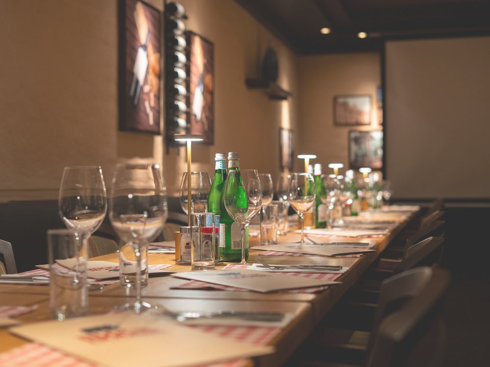 Gedeck im Untergeschoß